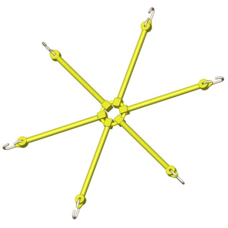 Peerless Chain LG MULTI-ARM TIGHTNR(PR)YELLOW, QG20009 QG20009